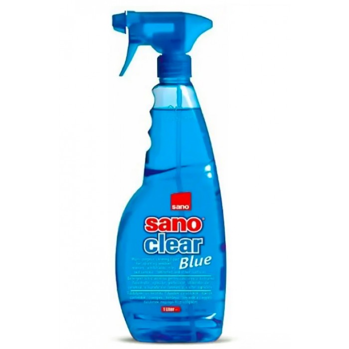 Средство для мытья стекол Sano Clear Blue, 1 л - 